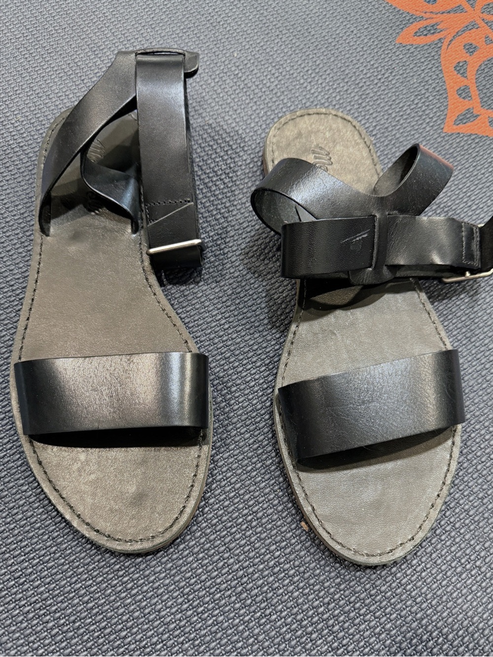 Madewell Shoes Womens 8.5 Sandals Black Leather Summer Casual Party Beach Pool
